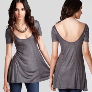 Free People Swing Shimmer swing top - size Small